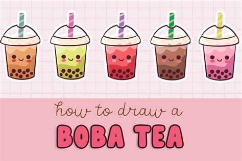 How to Draw Boba Tea